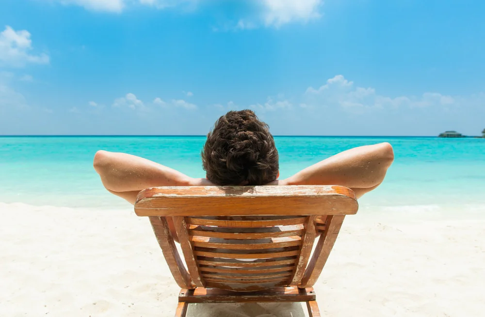 Beach relaxation - the freedom our cleaning service provides